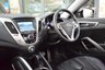 USED 2012 12 HYUNDAI VELOSTER 1.6 GDI SPORT 4d 138 BHP FSH-PANROOF-LEATHER-CAZ