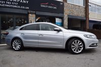 USED 2013 13 VOLKSWAGEN CC 2.0 GT TDI BLUEMOTION TECHNOLOGY DSG 4d 138 BHP FSH-NAV-LEATHER-F/RPARK-HSEATS