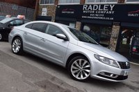 USED 2013 13 VOLKSWAGEN CC 2.0 GT TDI BLUEMOTION TECHNOLOGY DSG 4d 138 BHP FSH-NAV-LEATHER-F/RPARK-HSEATS