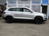 USED 2020 70 SKODA KAROQ 1.0 SE L TSI 5d 114 BHP Finished in BRILLIANT SILVER with Heated LEATHER ALCANTARA Trim. This Karoq is a very good family SUV, offering comfort and practicality at a very competitive price. It is a top-drawer family SUV, perfectly mixing an impressive interior, good driving characteristics and a comfortable ride with clever seating options, a big boot and plenty of space for passengers. Features include Sat Nav,Rear Camera, DAB radio, Apple Play, Park Sensors, Cruise control, Heated seats, Keyless Start and much more.