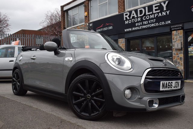 2016 66 MINI Convertible 2.0 COOPER S 2d 189 BHP