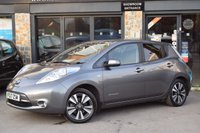 USED 2017 17 NISSAN LEAF TEKNA 5d 109 BHP FNSH-RCAM-LEATHER-NAV-USB-AUX