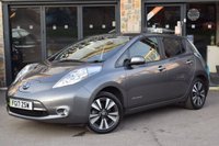 USED 2017 17 NISSAN LEAF TEKNA 5d 109 BHP FNSH-RCAM-LEATHER-NAV-USB-AUX