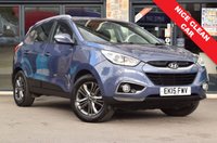 USED 2015 15 HYUNDAI IX35 1.7 SE CRDI 5d 114 BHP FSH-BTOOTH-RPARK-HLEATHER