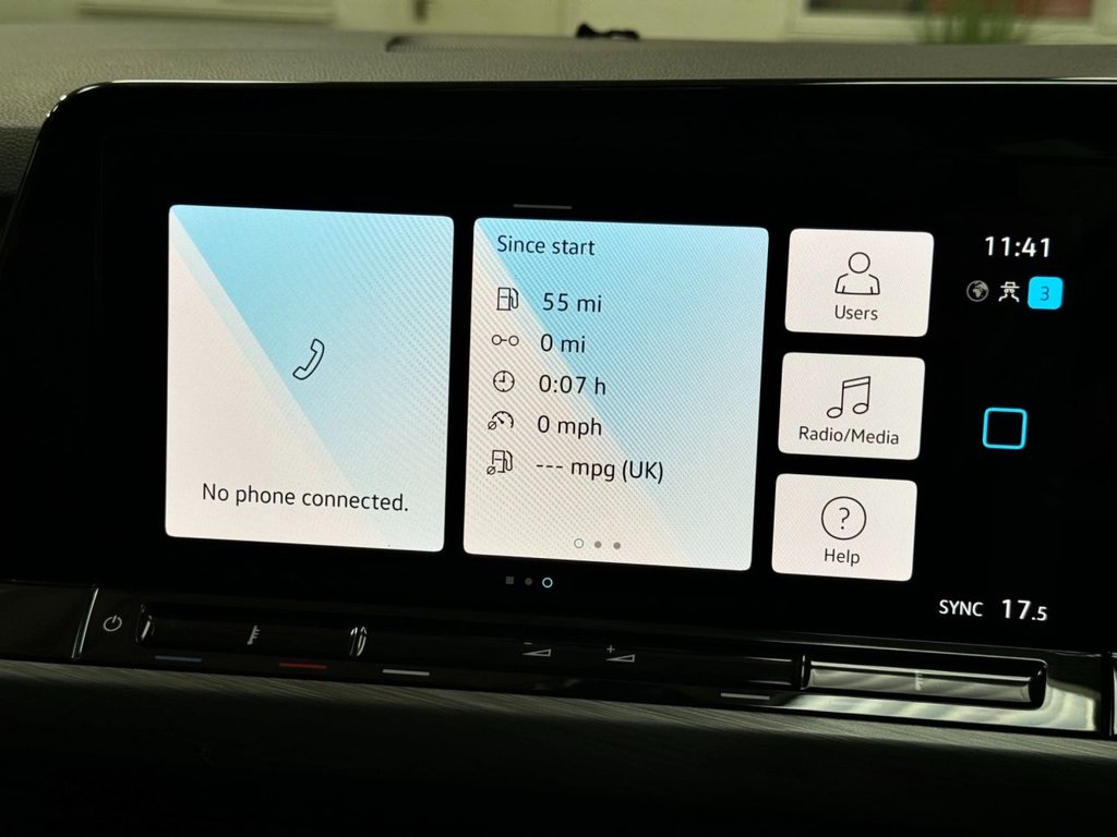 USED 2020 VOLKSWAGEN GOLF 2.0 STYLE TDI DSG 5d 148 BHP 17" ALLOYS+F/R PARK+SAT NAV