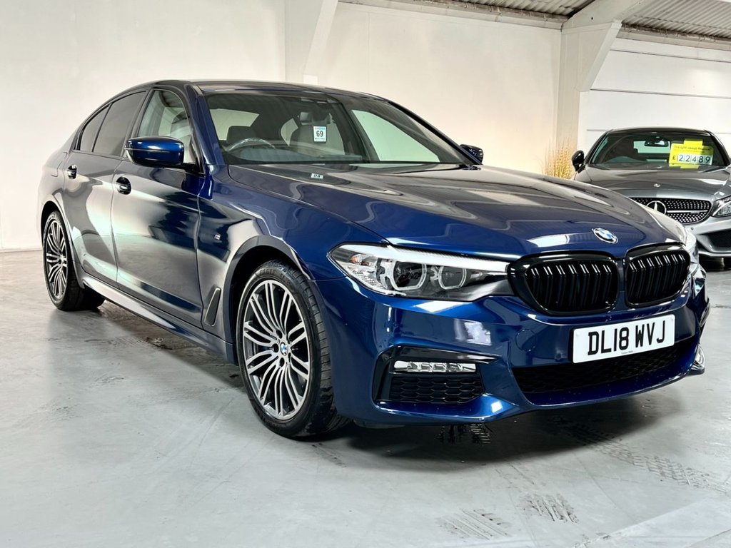 USED 2018 18 BMW 5 SERIES 3.0 540I XDRIVE M SPORT 4d 335 BHP 19"ALLOYS+COMFORT PACK+REV CAM