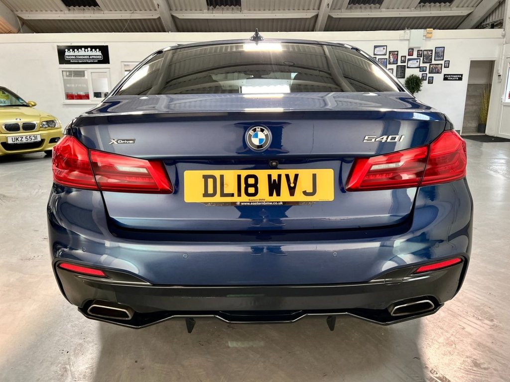 USED 2018 18 BMW 5 SERIES 3.0 540I XDRIVE M SPORT 4d 335 BHP 19"ALLOYS+COMFORT PACK+REV CAM
