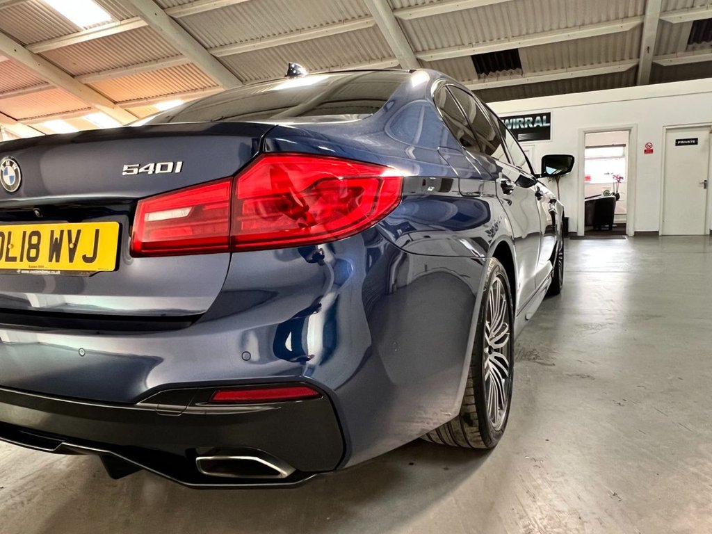 USED 2018 18 BMW 5 SERIES 3.0 540I XDRIVE M SPORT 4d 335 BHP 19"ALLOYS+COMFORT PACK+REV CAM