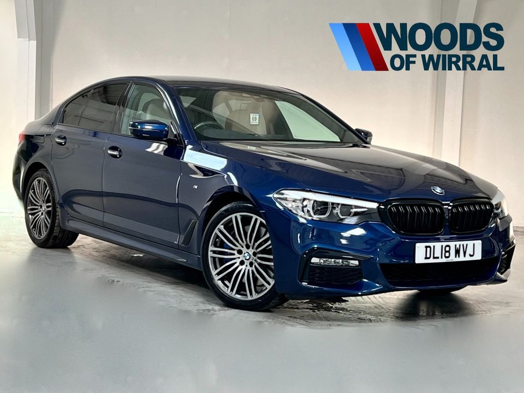 USED 2018 18 BMW 5 SERIES 3.0 540I XDRIVE M SPORT 4d 335 BHP 19"ALLOYS+COMFORT PACK+REV CAM