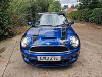USED 2012 12 MINI CONVERTIBLE 1.6 COOPER S 2d 184 BHP ZERO DEPOSIT FINANCE AVAILABLE