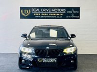 USED 2017 67 BMW 2 SERIES 2.0 220D M SPORT 2d 188 BHP SATNAV DAB BLUETOOTH LEATHER