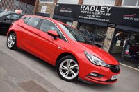 USED 2017 66 VAUXHALL ASTRA 1.4 SRI NAV 5d 148 BHP FSH-NAV-DAB-BTOOTH-ULEZ-CAZ
