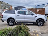 USED 2020 70 FORD RANGER 2.0 WILDTRAK ECOBLUE 210 BHP Silver, 1 owner, &pound;17,999