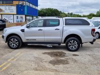 USED 2020 70 FORD RANGER 2.0 WILDTRAK ECOBLUE 210 BHP Silver, 1 owner, &pound;17,999