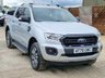 USED 2020 70 FORD RANGER 2.0 WILDTRAK ECOBLUE 210 BHP Silver, 1 owner, &pound;17,999