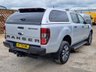 USED 2020 70 FORD RANGER 2.0 WILDTRAK ECOBLUE 210 BHP Silver, 1 owner, &pound;17,999