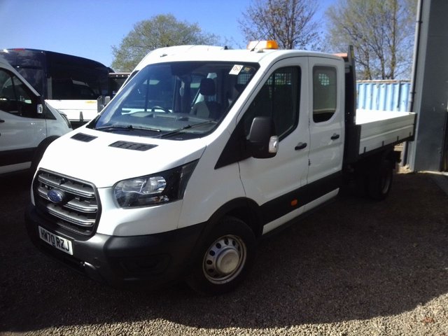 View our Ford Transit 2.0 EcoBlue 130ps Double Cab Tipper [1 Way]
