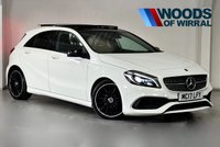 USED 2017 17 MERCEDES-BENZ A-CLASS 2.1 A 200 D AMG LINE PREMIUM 5d 134 BHP PANROOF+SATNAV+18"S+NIGHT PACK