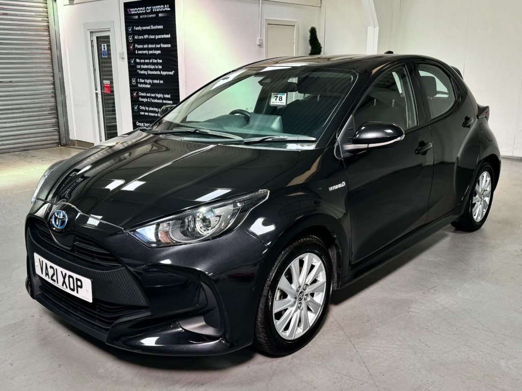 USED 2021 21 TOYOTA YARIS 1.5 ICON FHEV 5d 114 BHP REVERSE CAMERA+APPLE CAR PLAY