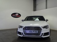 USED 2016 66 AUDI A3 2.0 S3 SPORTBACK QUATTRO 5d 306 BHP FSH SAT NAV LEATHER CRUISE PARK SENSORS