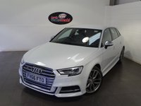 USED 2016 66 AUDI A3 2.0 S3 SPORTBACK QUATTRO 5d 306 BHP FSH SAT NAV LEATHER CRUISE PARK SENSORS