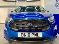 USED 2018 18 FORD ECOSPORT 1.0T EcoBoost ST-Line SUV 5dr Petrol Manual Euro 6 (s/s) (125 ps) &pound;3K Extras, Rev Cam, Sat Nav