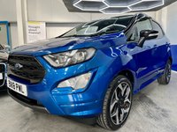 USED 2018 18 FORD ECOSPORT 1.0T EcoBoost ST-Line SUV 5dr Petrol Manual Euro 6 (s/s) (125 ps) &pound;3K Extras, Rev Cam, Sat Nav