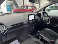 USED 2018 18 FORD ECOSPORT 1.0T EcoBoost ST-Line SUV 5dr Petrol Manual Euro 6 (s/s) (125 ps) &pound;3K Extras, Rev Cam, Sat Nav