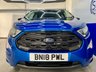 USED 2018 18 FORD ECOSPORT 1.0T EcoBoost ST-Line SUV 5dr Petrol Manual Euro 6 (s/s) (125 ps) &pound;3K Extras, Rev Cam, Sat Nav