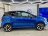 USED 2018 18 FORD ECOSPORT 1.0T EcoBoost ST-Line SUV 5dr Petrol Manual Euro 6 (s/s) (125 ps) &pound;3K Extras, Rev Cam, Sat Nav