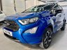 USED 2018 18 FORD ECOSPORT 1.0T EcoBoost ST-Line SUV 5dr Petrol Manual Euro 6 (s/s) (125 ps) &pound;3K Extras, Rev Cam, Sat Nav