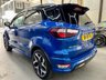 USED 2018 18 FORD ECOSPORT 1.0T EcoBoost ST-Line SUV 5dr Petrol Manual Euro 6 (s/s) (125 ps) &pound;3K Extras, Rev Cam, Sat Nav