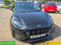 USED 2020 20 FORD PUMA 1.0 ST-Line X First Plus MHEV in black, 50,000 miles, full Ford service history, 2 owners ULEZ petrol, manual, sat nav, B\&O sound, great spec. APPROVED CARS AND FINANCE ARE PLEASED TO OFFER THIS FORD PUMA 1.0 ST-LINE X FIRST EDITION PLUS MHEV 5d 153 BHP IN BLACK WITH 50,000 MILES AND A FULL MAIN DEALER FORD SERVICE HISTORY AT 9K, 28K AND 47K  , 2 OWNERS FROM NEW, ULEZ COMPLIANT EURO 6 PETROL ENGINE WITH A GREAT SPEC SUCH AS A 6 SPEED MANUAL GEARBOX, SAT NAV, B&O PREMIUM SOUND SYSTEM , SYNC 3 SYSTEM, CRUISE CONTROL, MULTI FUNCTIONING STEERING WHEEL, REAR PARKING SENSORS, 19 INCH ALLOY WHEELS, PANORAMA ROOF, AUTOMATIC HEADLIGHTS, POWER T