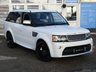 USED 2012 51 LAND ROVER RANGE ROVER SPORT 3.0 SDV6 AUTOBIOGRAPHY SPORT 5d 255 BHP Finished in IVORY WHITE METALIC with contrasting EBONY and IVORY HEATED LEATHER SEATS. This Range Rover Sport is a luxurious top of the range SUV. This top of the range is great, comfortable and fun to drive. This car is a good choice if you want a posh car that's brilliant for family life. Features include Ghost Alarm Immobiliser, SAT NAV, Digital TV tuner, B/Tooth, Rear view camera, Electric Power Rear Boot, Heated front and rear Leather Seats, Cruise, 20" Alloys, 12 Months MOT and much more.