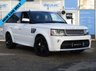USED 2012 51 LAND ROVER RANGE ROVER SPORT 3.0 SDV6 AUTOBIOGRAPHY SPORT 5d 255 BHP Finished in IVORY WHITE METALIC with contrasting EBONY and IVORY HEATED LEATHER SEATS. This Range Rover Sport is a luxurious top of the range SUV. This top of the range is great, comfortable and fun to drive. This car is a good choice if you want a posh car that's brilliant for family life. Features include Ghost Alarm Immobiliser, SAT NAV, Digital TV tuner, B/Tooth, Rear view camera, Electric Power Rear Boot, Heated front and rear Leather Seats, Cruise, 20" Alloys, 12 Months MOT and much more.