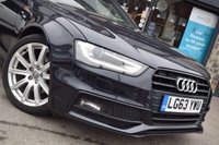 USED 2013 63 AUDI A4 2.0 AVANT TDI S LINE 5d 174 BHP SH-RPARK-LEATHER-DAB-XENON