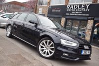 USED 2013 63 AUDI A4 2.0 AVANT TDI S LINE 5d 174 BHP SH-RPARK-LEATHER-DAB-XENON