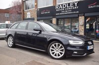 USED 2013 63 AUDI A4 2.0 AVANT TDI S LINE 5d 174 BHP SH-RPARK-LEATHER-DAB-XENON