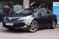 USED 2014 14 TOYOTA AVENSIS 2.0 D-4D ICON BUSINESS EDITION 4d 124 BHP SH-RCAM-RPARK-RD TAX &pound;35