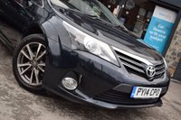USED 2014 14 TOYOTA AVENSIS 2.0 D-4D ICON BUSINESS EDITION 4d 124 BHP SH-RCAM-RPARK-RD TAX &pound;35