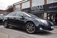 USED 2014 14 TOYOTA AVENSIS 2.0 D-4D ICON BUSINESS EDITION 4d 124 BHP SH-RCAM-RPARK-RD TAX &pound;35