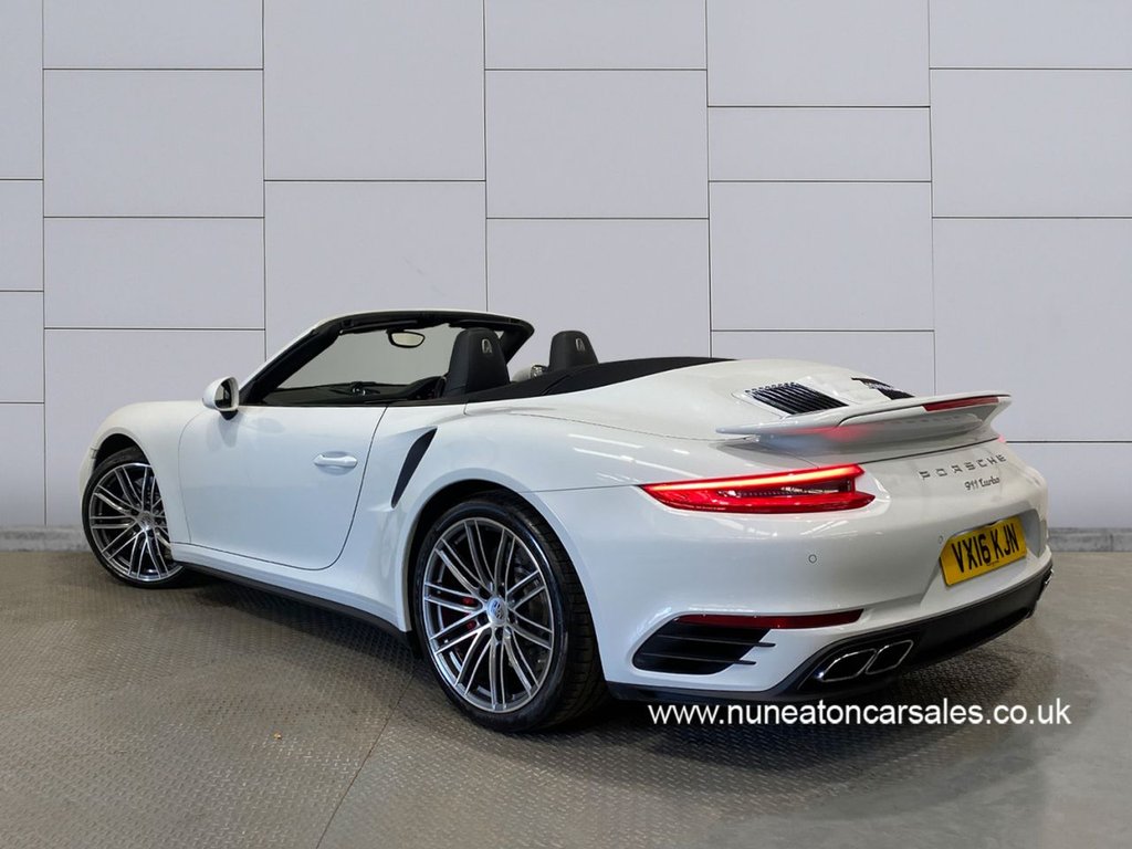 USED 2016 16 PORSCHE 911 3.8 TURBO PDK 2d 532 BHP LOW MILES