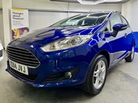 USED 2014 14 FORD FIESTA  1.25 Zetec Hatchback 5dr Petrol Manual Euro 5 (82 ps) Bluetooth, Ford Sync, &pound;35 Yearly Road Tax