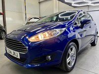 USED 2014 14 FORD FIESTA  1.25 Zetec Hatchback 5dr Petrol Manual Euro 5 (82 ps) Bluetooth, Ford Sync, &pound;35 Yearly Road Tax