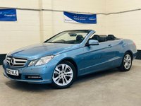 USED 2012 12 MERCEDES-BENZ E-CLASS 2.1 E220 CDi BLUEEFFICIENCY SE CABRIOLET AUTOMATIC 2 DOOR 170 BHP A CREDIT TO THE GENTLEMAN OWNER