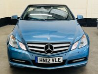 USED 2012 12 MERCEDES-BENZ E-CLASS 2.1 E220 CDi BLUEEFFICIENCY SE CABRIOLET AUTOMATIC 2 DOOR 170 BHP A CREDIT TO THE GENTLEMAN OWNER