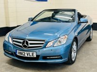 USED 2012 12 MERCEDES-BENZ E-CLASS 2.1 E220 CDi BLUEEFFICIENCY SE CABRIOLET AUTOMATIC 2 DOOR 170 BHP A CREDIT TO THE GENTLEMAN OWNER