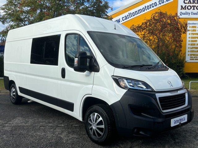 2020 70 Peugeot Boxer 2.2 BLUEHDI 335 L3H2 PROFESSIONAL 6 SEATER WINDOW / CREW / DAY VAN 139 BHP