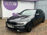 USED 2019 19 BMW 5 SERIES 2.0 520I M SPORT TOURING 5d 181 BHP AUTOMATIC + HEATED LEATHER