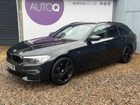 USED 2019 19 BMW 5 SERIES 2.0 520I M SPORT TOURING 5d 181 BHP AUTOMATIC + HEATED LEATHER